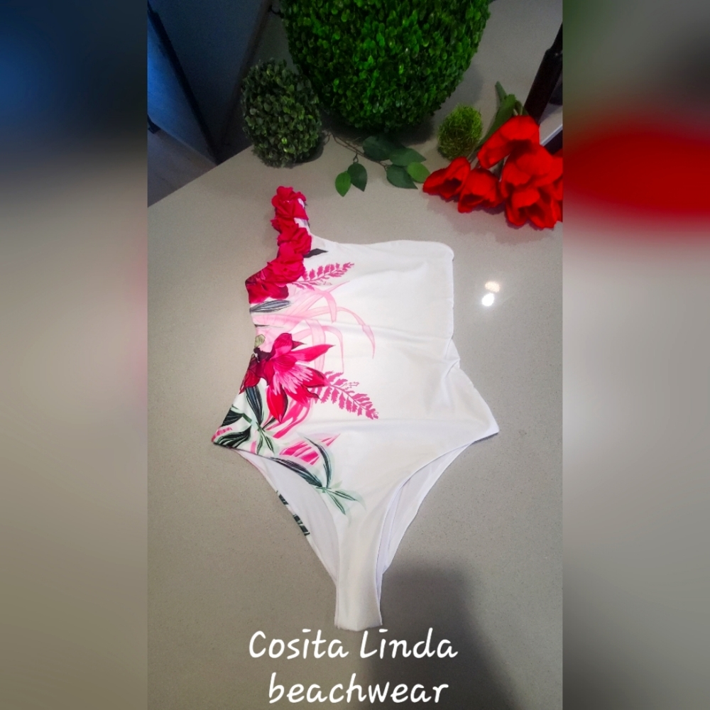 NWOT COSITA LINDA BEACHWEAR Sublime maillot de bain haut de gamme